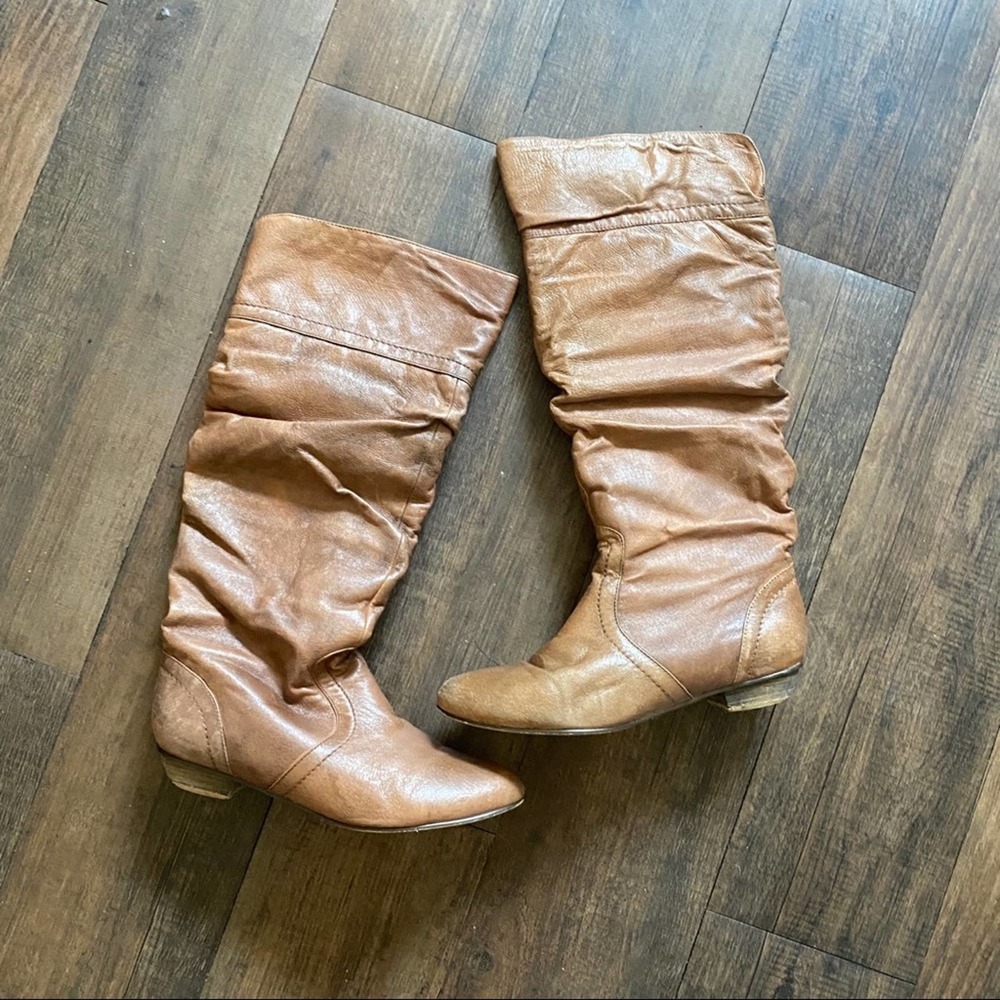 Steve Madden Candence Tan Leather Boot 7